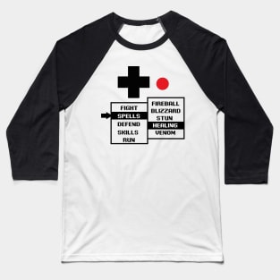 Healing! classic rpg options menu choosing magic Baseball T-Shirt